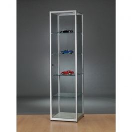 Vitrines colonnes Vitrine colonne pour magasin en verre trempé Mobilier shopping