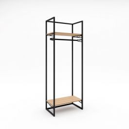 RETAIL DISPLAY FURNITURE - GONDOLAS FOR STORES : Wall unit with racks and shelves h 220 x 80 x 47