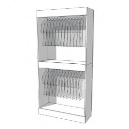 CLOTHES RAILS : Wardrobe for store s-r-pr-001-b