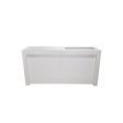 Image 1 : White counter with drawer and ...