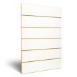 Image 0 : White grooved panel 20 cm ...