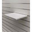 Image 0 : White shelf for grooved panel ...