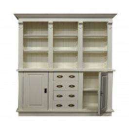 COUNTERS DISPLAY & GONDOLAS - CLASSICAL COUNTERS DISPLAY : White shop cabinet with doors