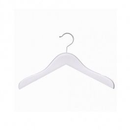 Wooden coat hangers 10 white wooden hanger with hook 41 xcm Cintres magasin