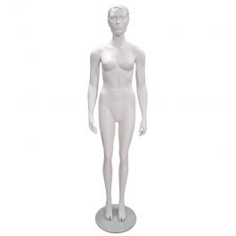 FEMALE MANNEQUINS : Window female mannequin white finish