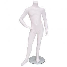 CHILD MANNEQUINS - HEADLESS MANNEQUINS : Window mannequin child 6 years old white color