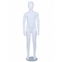 CHILD MANNEQUINS - ABSTRACT MANNEQUIN : Window mannequin kid white color 10-11 years