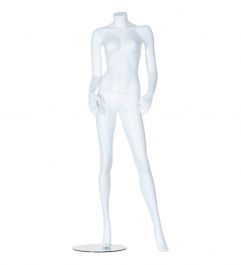 FEMALE MANNEQUINS - MANNEQUIN HEADLESS : Window mannequins woman without head matte finish