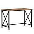 Image 0 : Wooden Computer Desk with Industrial ...