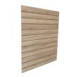 Image 0 : Grooved wooden panel. Aluminium profile ...