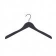 Image 0 : Black wooden hangers, 44cm with ...