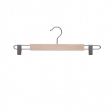 Image 0 : 10 Natural wood hangers with ...