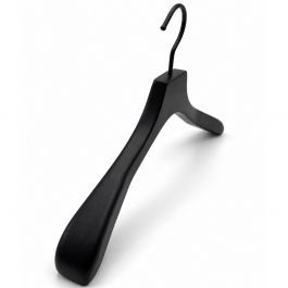 Grucce in legno 10 Grucce giacca legno nero 42cm Cintres magasin
