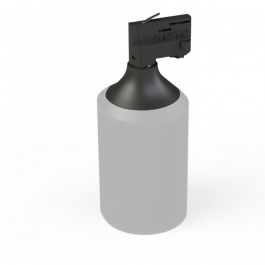 ENCAISSEMENT ET SECURITE MAGASIN - MAT&eacute;RIEL DE SONORISATION POUR MAGASIN : Adaptateur audio sur rail triphas&eacute; noir v2 sonos