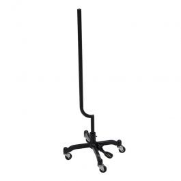 Bases Base &agrave; roulette pour buste couleur noir Bust shopping