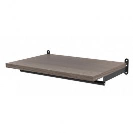 LADENAUSSTATTUNG : Braunes holzregal f&uuml;r solom&ouml;bel 60 cm