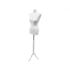 BUSTE MANNEQUIN FEMME : Buste couture mannequin femme couleur blanc