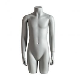 AGENCEMENT MAGASIN : Buste de mannequin vitrine d'enfant gris