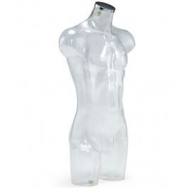 AGENCEMENT MAGASIN : Buste homme en plastique transparent