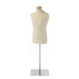 NOVIT&Agrave; : Busto couture da uomo con base quadrata in metallo