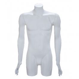 NOVEDAD : Busto de plastico hombre blanco con brazos pch2110-01