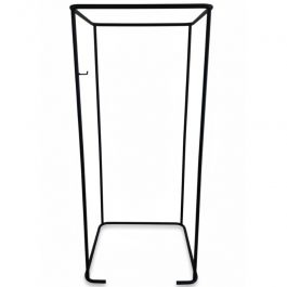 EQUIPO DE TIENDAS : Cabina de probador negra cuadrada 90x90x200cm