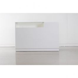 AGENCEMENT MAGASIN : Comptoir de vente 150 cm avec vitrine et tiroir