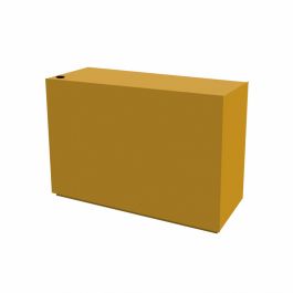 AGENCEMENT MAGASIN : Comptoir finition dor&eacute;e 150cm