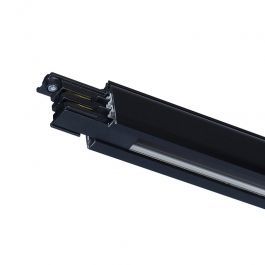 Rails & accessoires Connecteur pour rail triphas&eacute; de couleur noir Spots