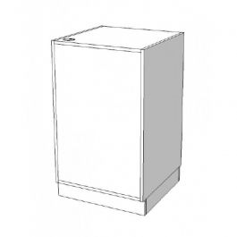 SHOPFITTING : Counter with top space, drawer and compartments