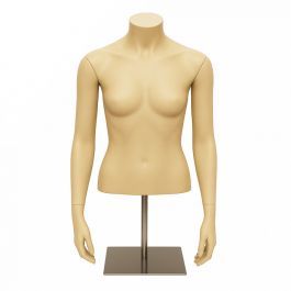 LADENAUSSTATTUNG : Damenmannequin mit beweglichen armen und metallbasis