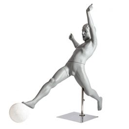 SCHAUFENSTERFIGUREN : Display-puppe kind sport fu&szlig;ball position