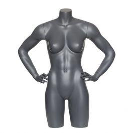 SHOPFITTING : Female sport torso mannequins hands on hips