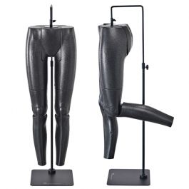 Leg mannequins Abstract female mannequin VIR.MER-F BLACK Mannequins vitrine