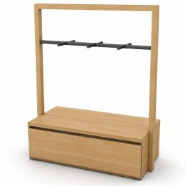 Gondoles magasin Gondole modulable H160x128x55cm Mobilier shopping