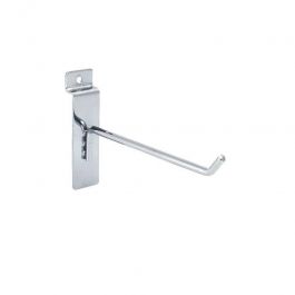 SHOPFITTING : Hook for grooved panel 15 cm