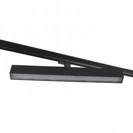 EQUIPO DE TIENDAS : Lampara led de pared negra 60 cm 4000k para carril