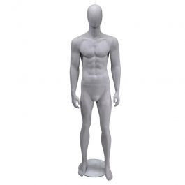 Abstract mannequins Male mannequins grey foundry finish Mannequins vitrine