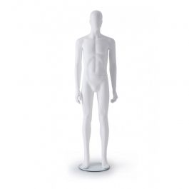 Manichini astratto Manichini uomo dritto bianco Mannequins vitrine