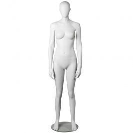 MANNEQUINS DE VITRINES : Mannequin de vitrine femme abstrait gris clair