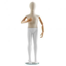 MANNEQUINS DE VITRINES : Mannequin vitrine enfant abstrait 134cm