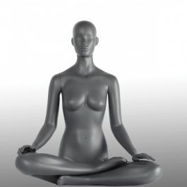 MANNEQUINS DE VITRINES : Mannequin vitrine femme yogis posture lotus