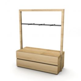 LADENAUSSTATTUNG : Modulare gondel h160x128x55cm