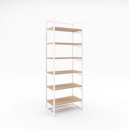 MOBILIARIO Y EQUIPAMIENTO COMERCIAL - GONDOLAS POR TIENDAS : Mueble de pared con 5 estantes h220x80x47