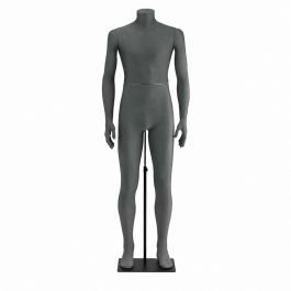 Schaufensterpuppen ohne Kopf Ohne kopf herren Schaufensterpuppe mit grau Stoff Mannequins vitrine