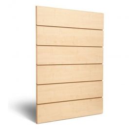 AGENCEMENT MAGASIN : Panneau rainur&eacute; bois 120x120cm - profil&eacute; 20cm