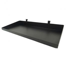 AGENCEMENT MAGASIN : Planche d'exposition xl en m&eacute;tal noir mat