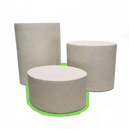 MATERIEL AGENCEMENT MAGASIN : Podium en lin naturel 25cm