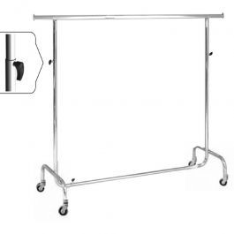 AGENCEMENT MAGASIN : Portant &agrave; roulette 150 mm - 220 cm