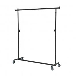 AGENCEMENT MAGASIN : Portant xxl pliable noir avec structure extra large